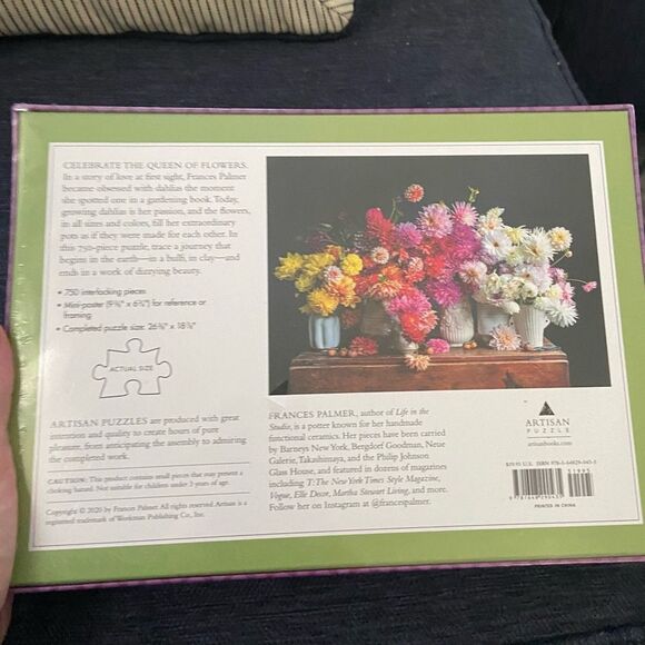NEW in sealed box Dahlia jigsaw 750 pieces - Picture 3 of 4